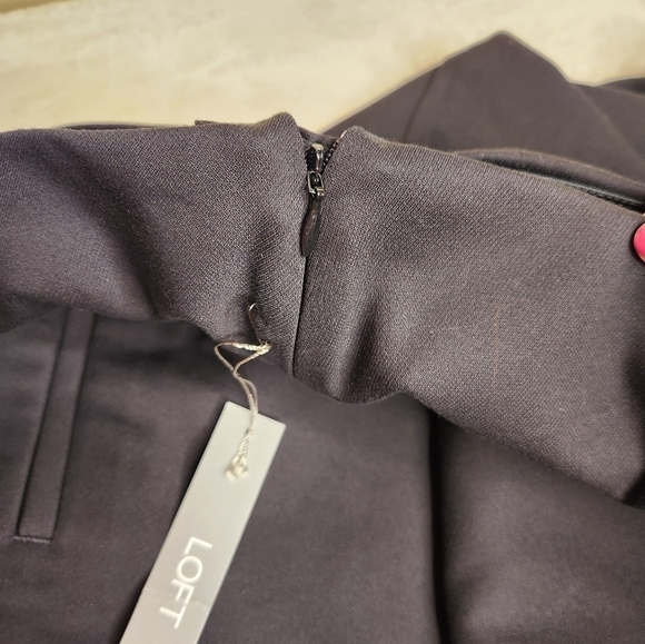 Ann Taylor LOFT Plus Size 22W High Waist Skinny Pant Black - Picture 10 of 11